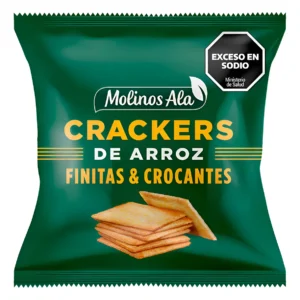 Crackers de arroz Molinos Ala, 100 gr.
